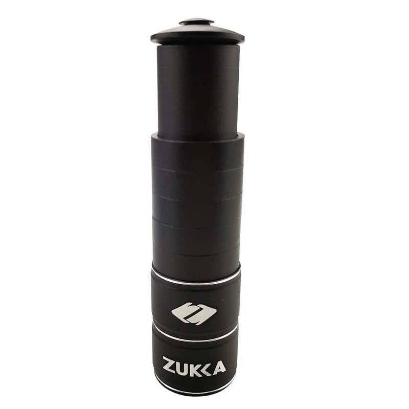 ZUKKA Bike Stem Riser Bicycle Stem Extender 28.6mm 1-1/8"" Adjustable Bike Stem Riser Aluminium Alloy Stem Extender for Mountain Bike Road Bike BMX Height 135mm - Image 1